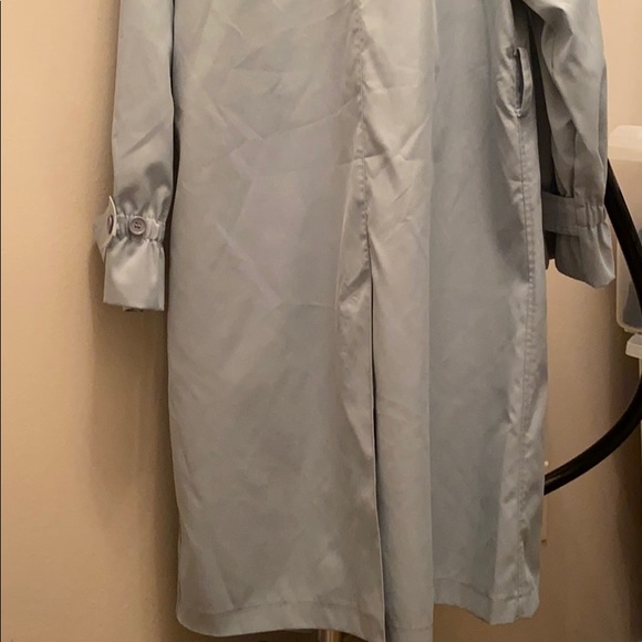 ice blue brand new trench coat - Picture 4 of 6